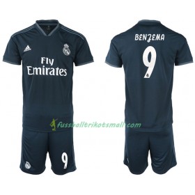 Fußballtrikots Real Madrid BENZEMA 9 Kinder 2018-2019 Kurzarm Auswärts-trikot kaufen